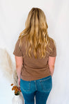 Fall Vibes Graphic Tee - Espresso