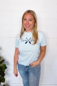 Lake Life Graphic Tee - Blue