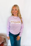 Minnesota Football Long Sleeve Graphic Tee - Lavender