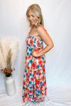 Pretty in Paradise Tiered Maxi Dress - Multi Floral