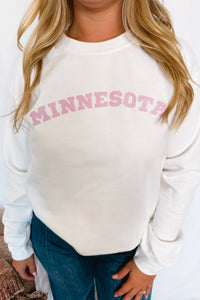 Minnesota Crew Neck - White
