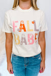 Fall Babe Graphic Tee - Cream