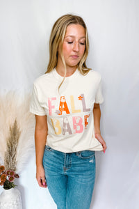 Fall Babe Graphic Tee - Cream