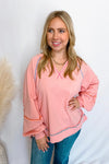 Lovestruck Oversized Top - Blush Pink