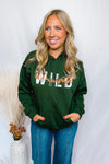 Wild Hockey Hoodie - Forest Green