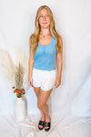 Jessi Recycled Active Mesh Short - White