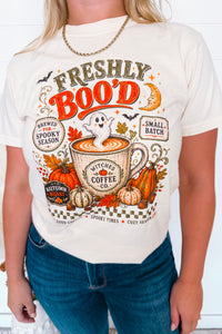 Freshly Boo'd Graphic Tee - Cream