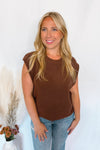 My Kinda Style Knit Sweater Vest - Brown