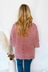 All About Fun Ribbed Top - Plum