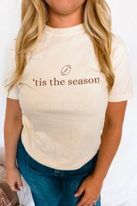 'Tis The Season Graphic Tee - Cream