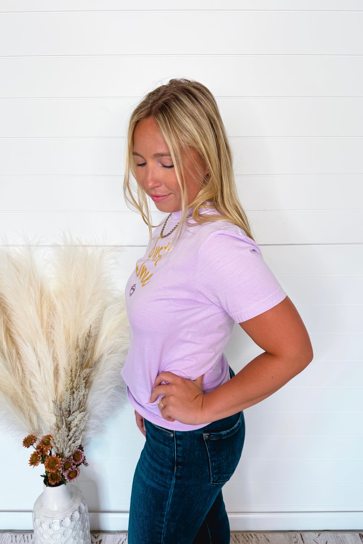 Just Once Minnesota Football Graphic Tee - Lavender