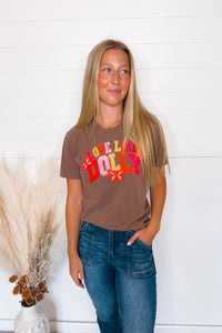 Love Like Dolly Graphic Tee - Espresso