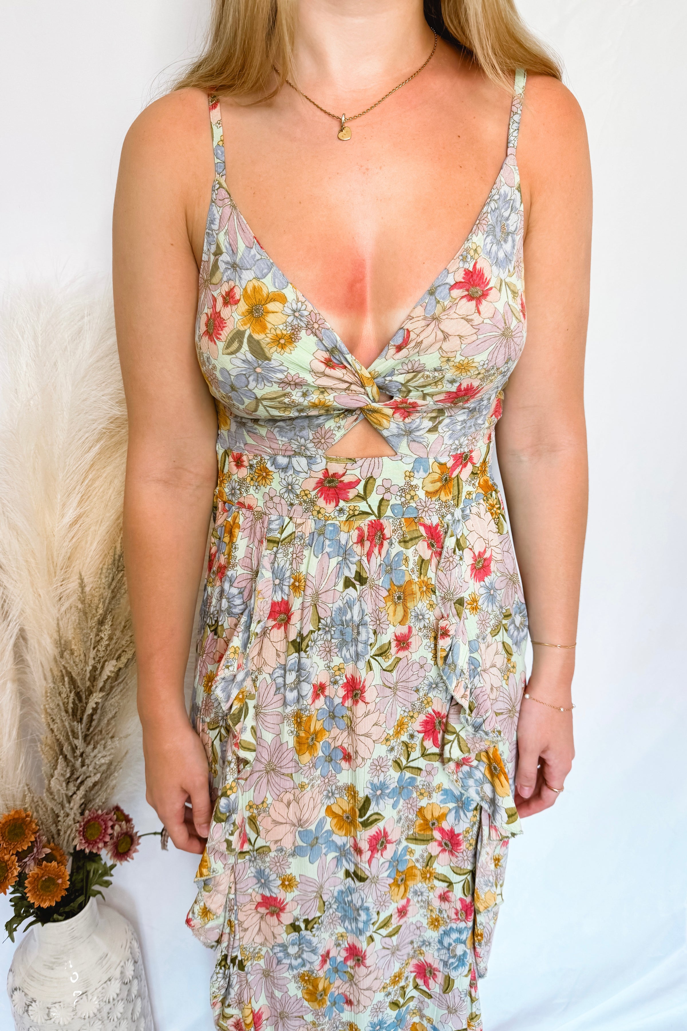 Blossom Floral Maxi Dress - Multi