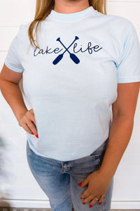 Lake Life Graphic Tee - Blue