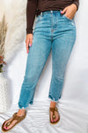 Jillian High Rise Ankle Flare Risen Jeans - Medium