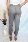 Sunday Stroll Drawstring Joggers - Grey