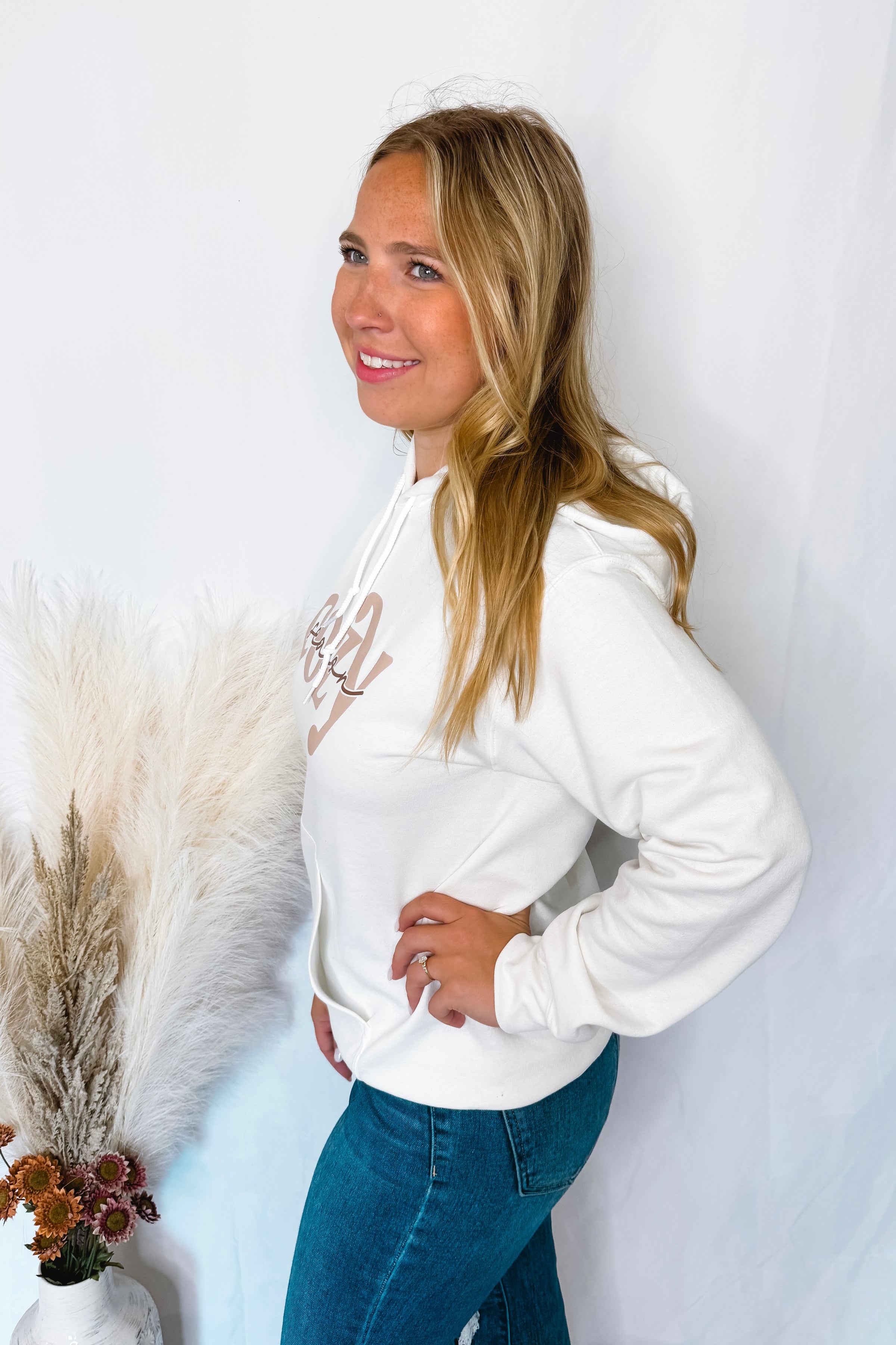 Cozy Season Hoodie - White