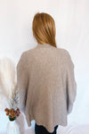 Endless Warmth Dolman Sleeve Open Cardigan - Grey