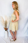 Sun Days Floral Mini Dress - Yellow