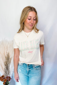 Lake Babe Graphic Tee - Cream