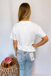 Mama Coquette Bow Graphic Tee - White
