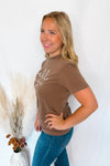 Fall Vibes Graphic Tee - Espresso