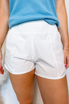 Jessi Recycled Active Mesh Short - White