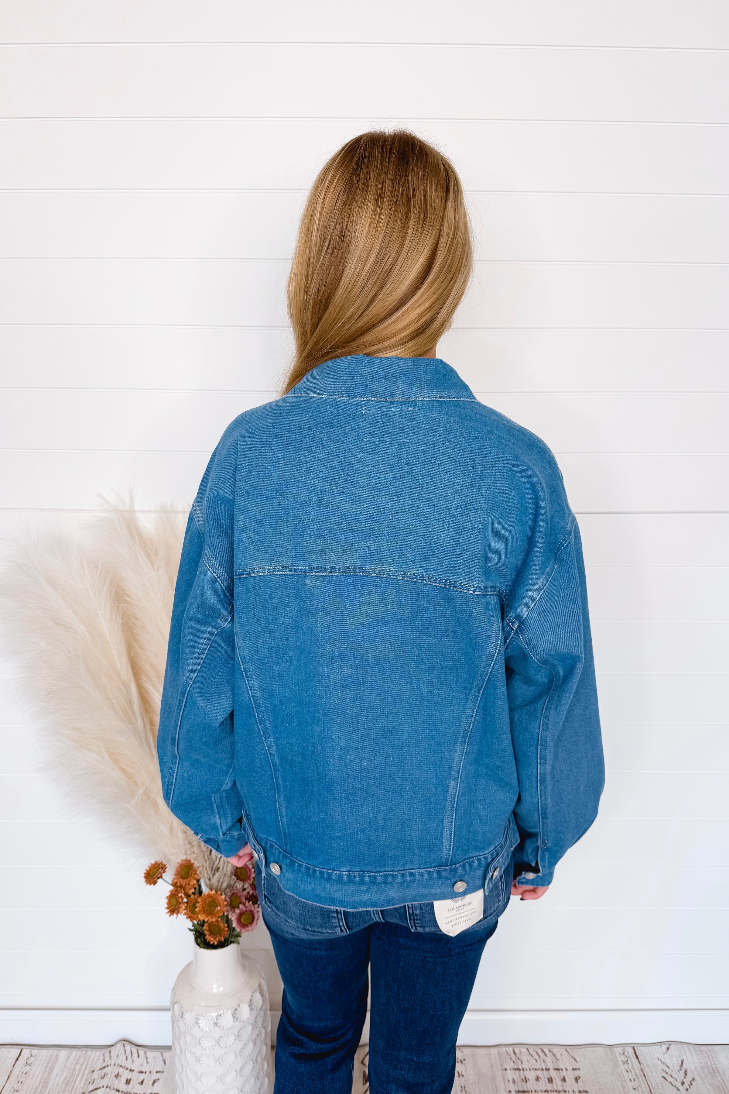 Davie Denim Trucker Jacket - Medium Wash