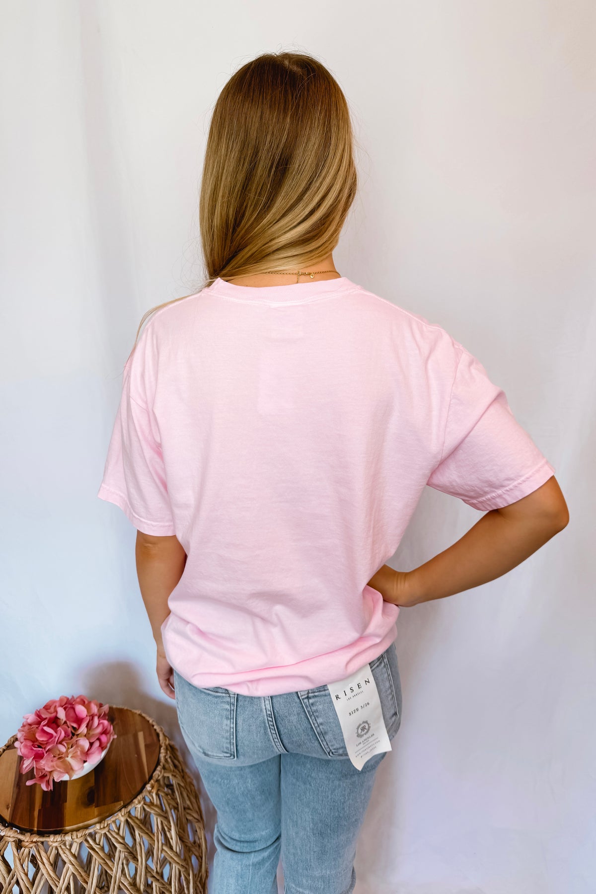 Mama Bow Graphic Tee - Pink