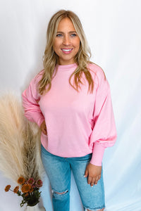 In Love Lightweight Sweater - Light Pink