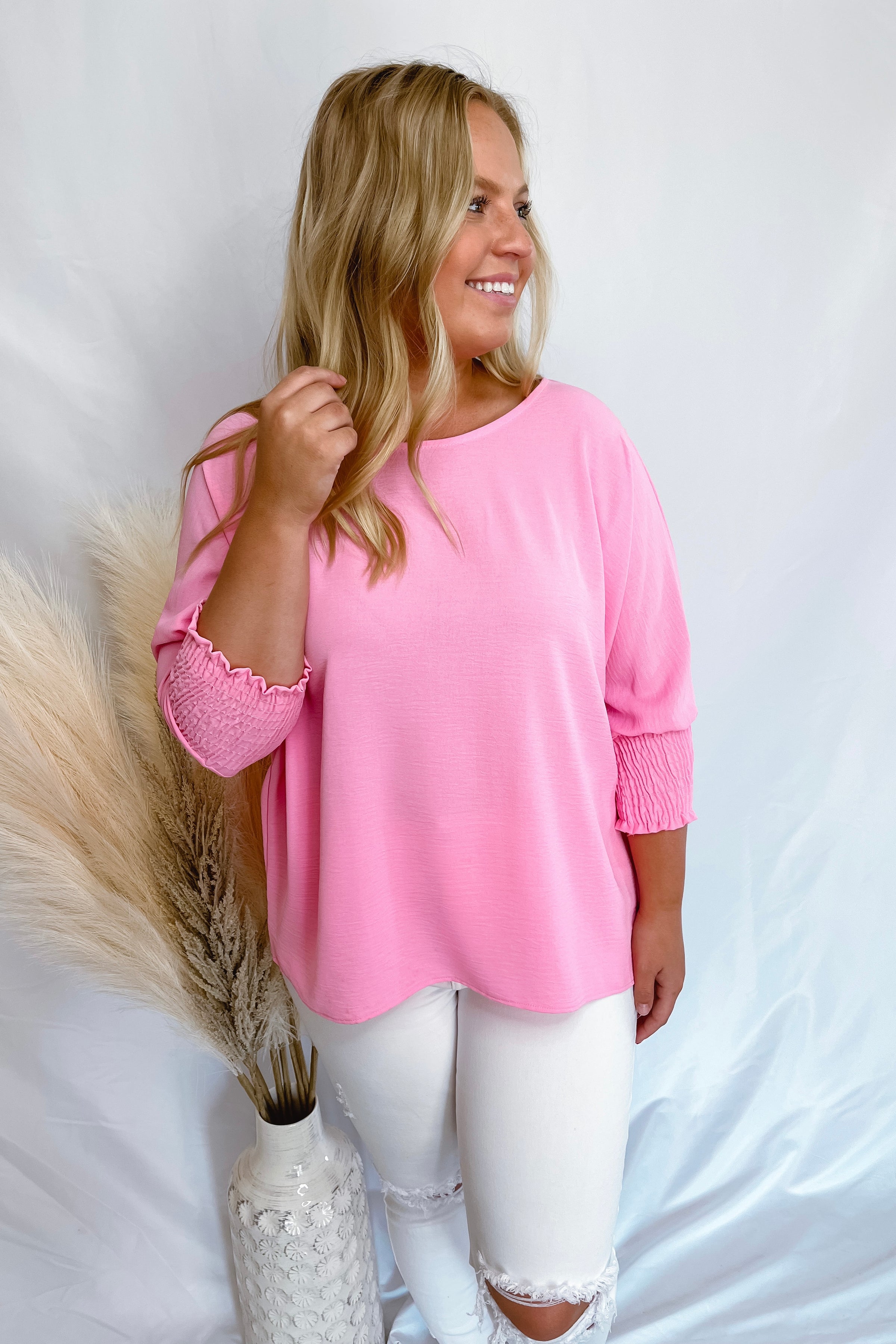 Spring it On Bubblegum Pink Top