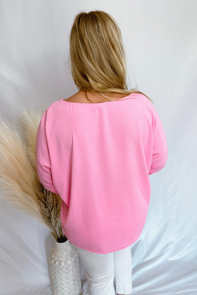 Spring it On Bubblegum Pink Top