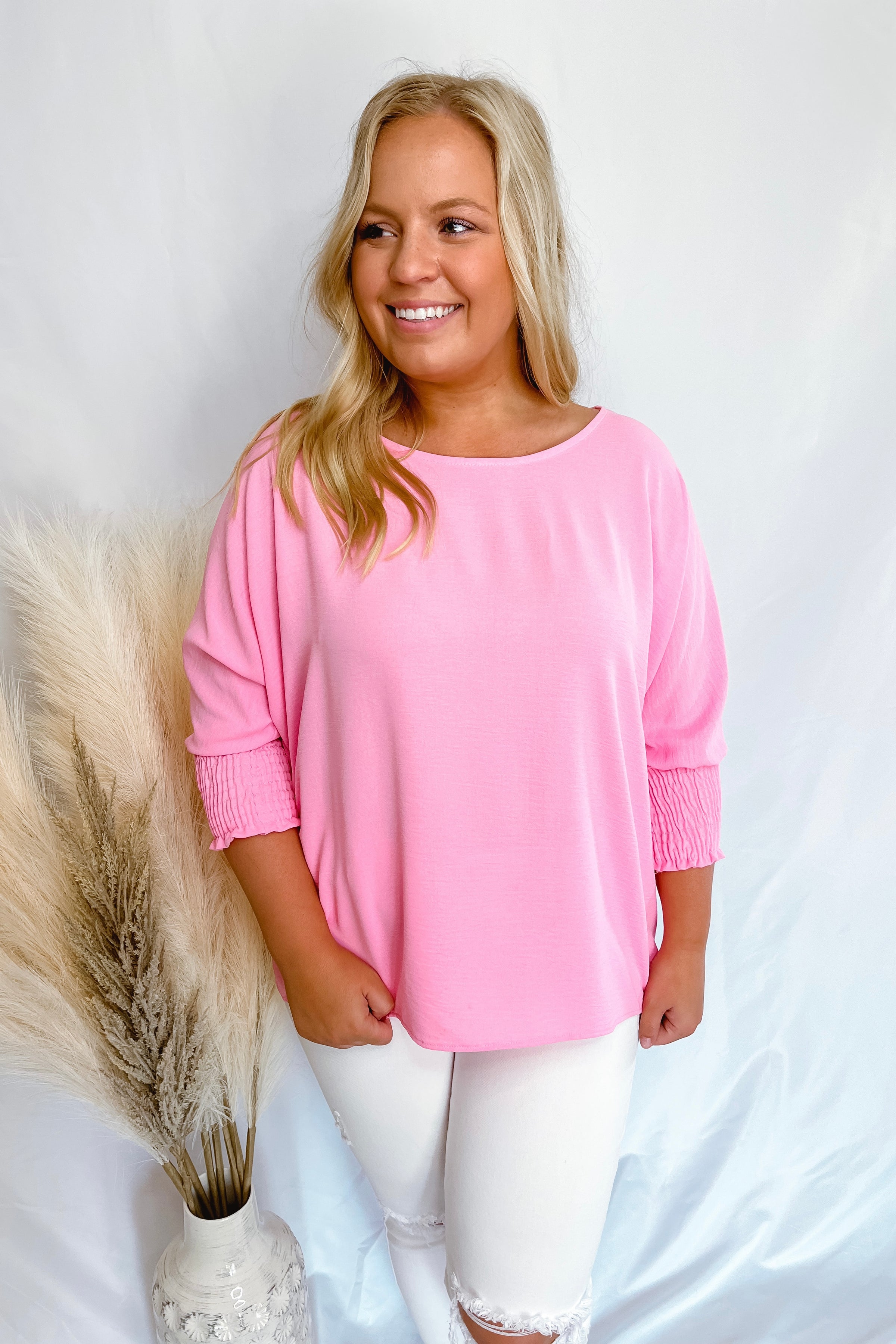 Spring it On Bubblegum Pink Top