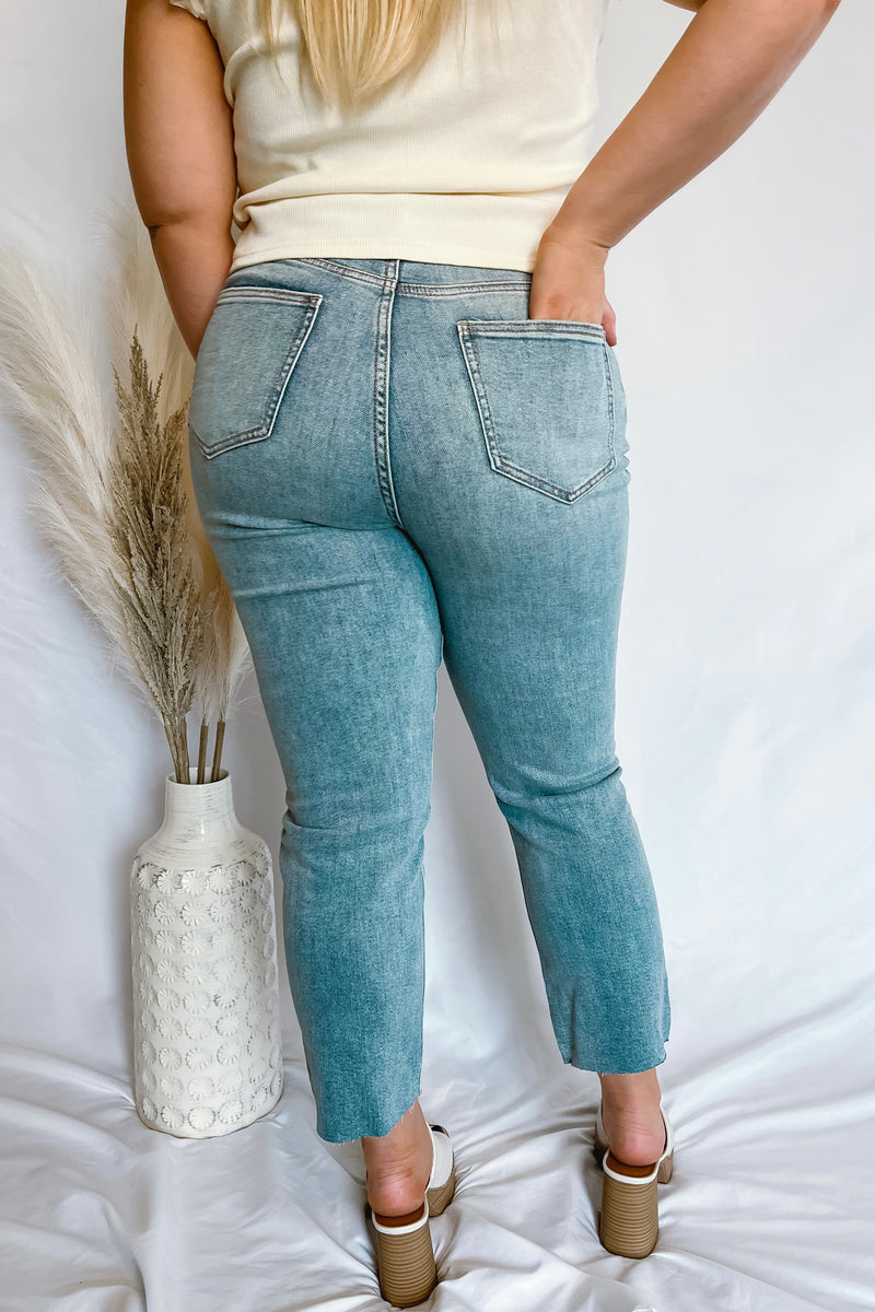 McKenna Light Ultra High Rise Straight Jeans