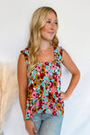 In Full Bloom Multi Floral Tank