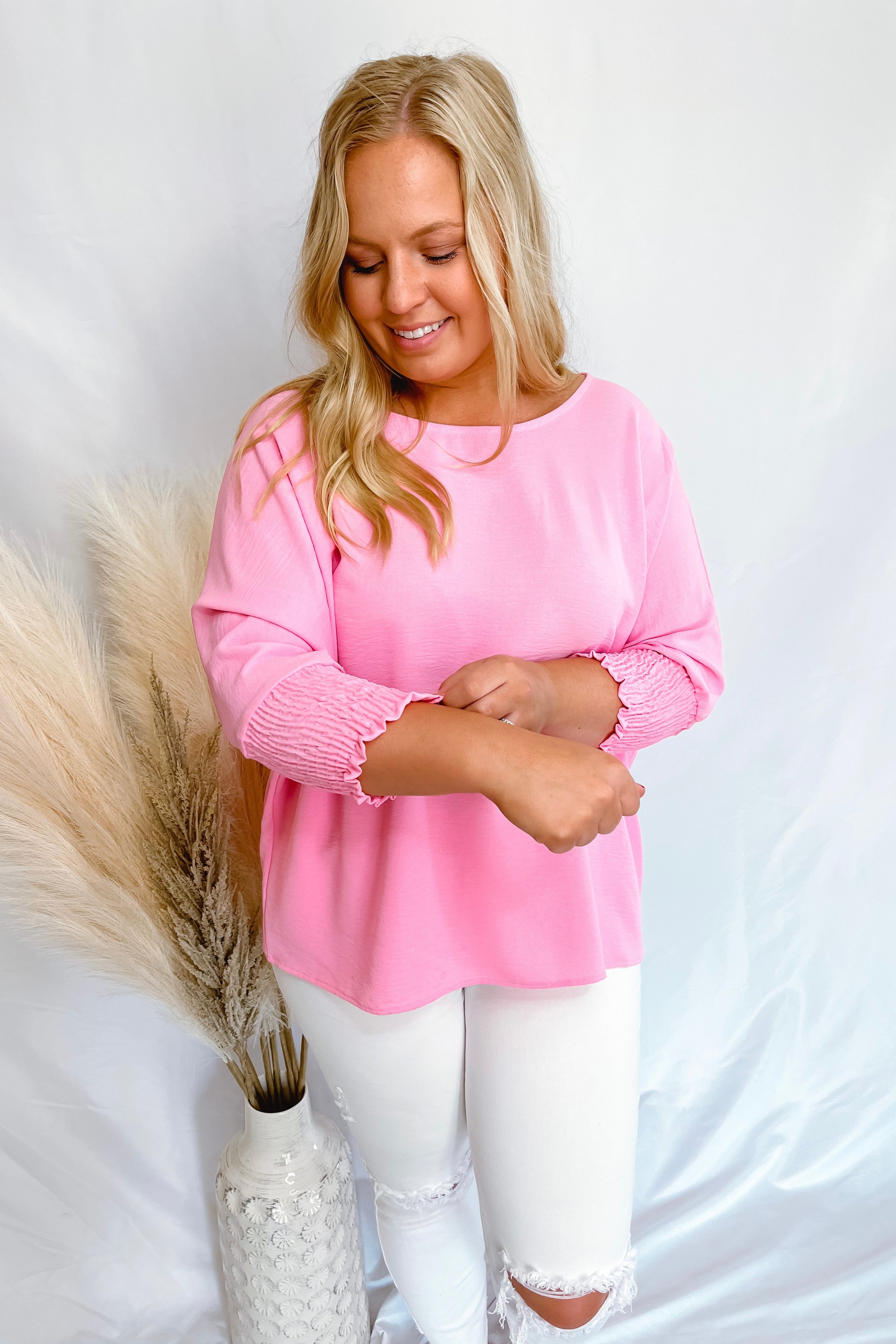 Spring it On Bubblegum Pink Top