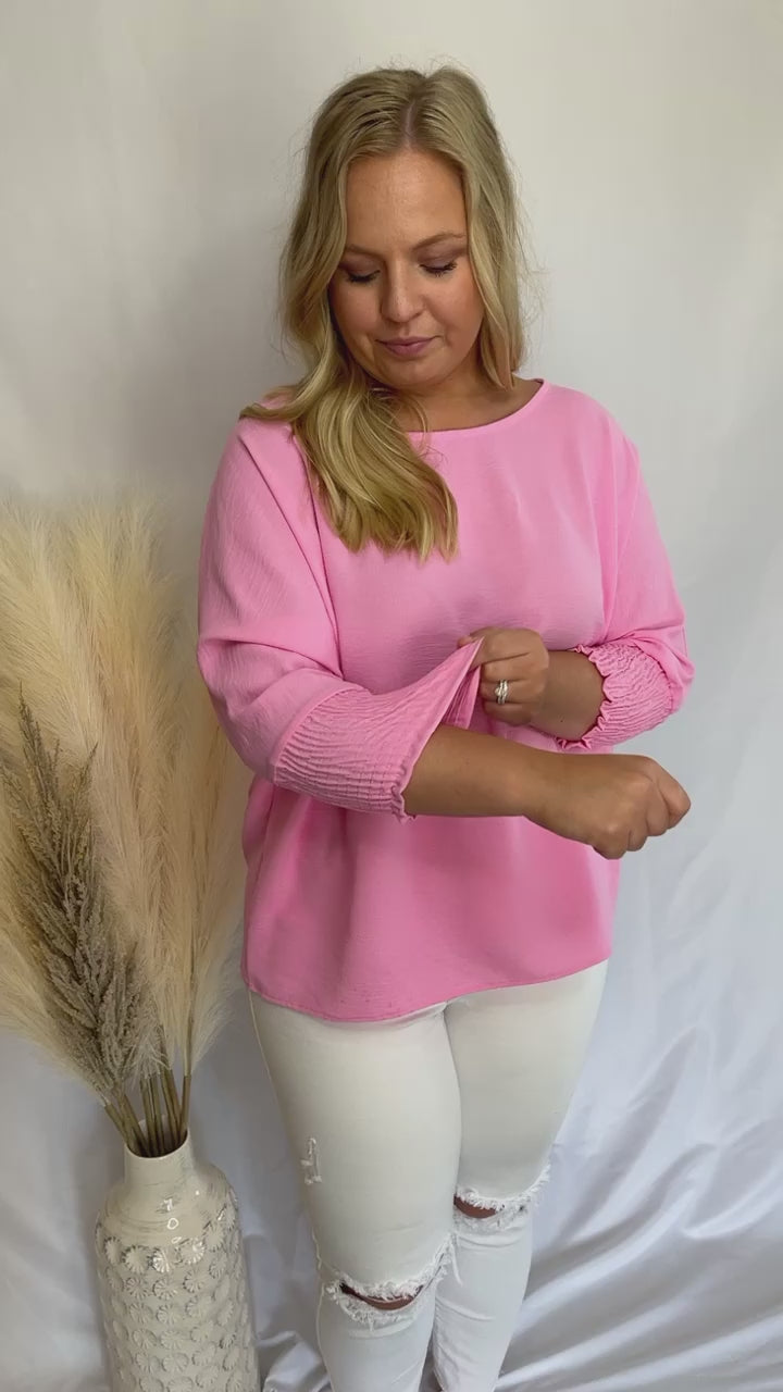 Spring it On Bubblegum Pink Top