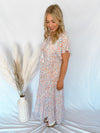 One Of A Kind Multi Floral Tiered Maxi Dress