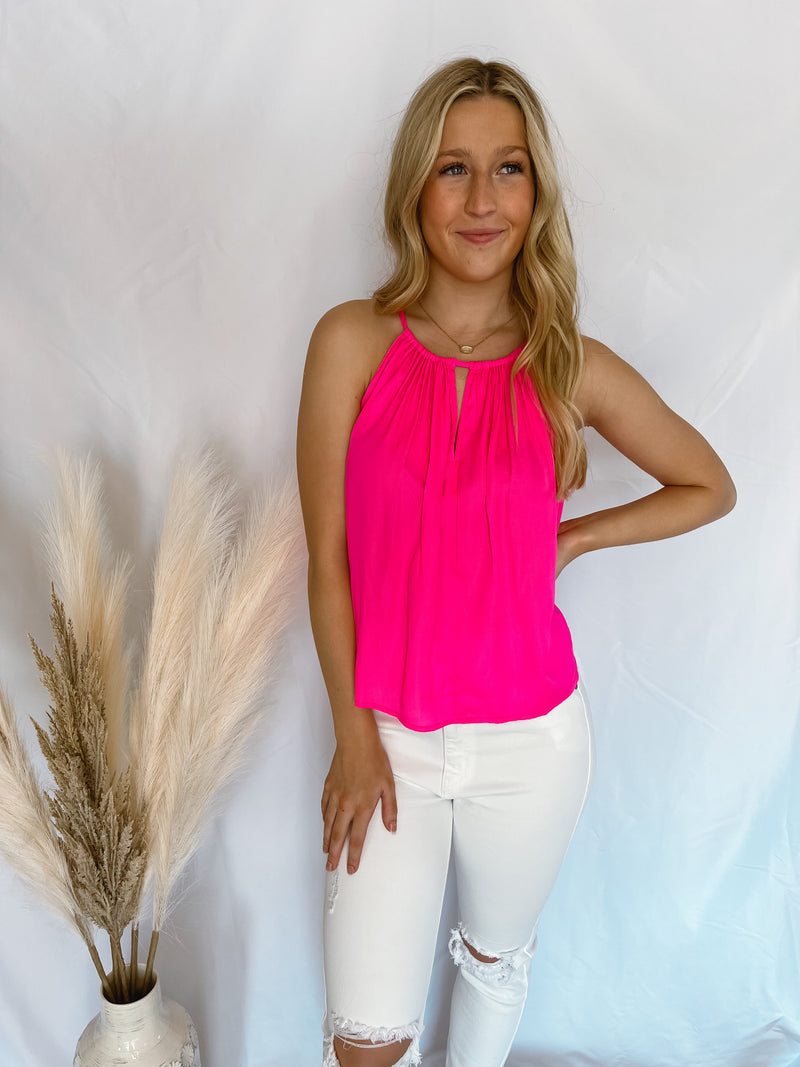 Endlessly Obsessed Hot Pink Tank